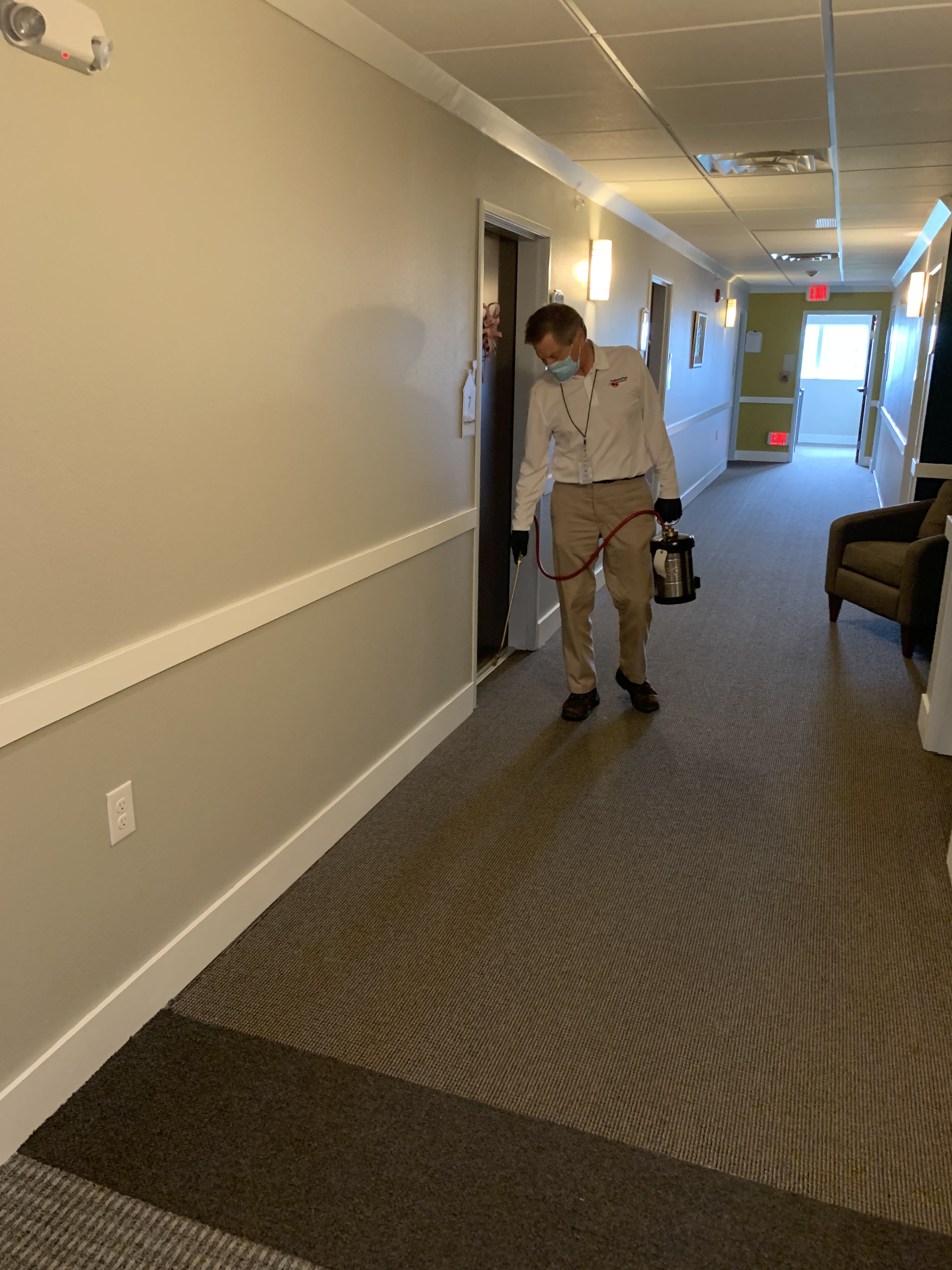 preferred pest sprays in common areas and trouble spots. apartment pest control.